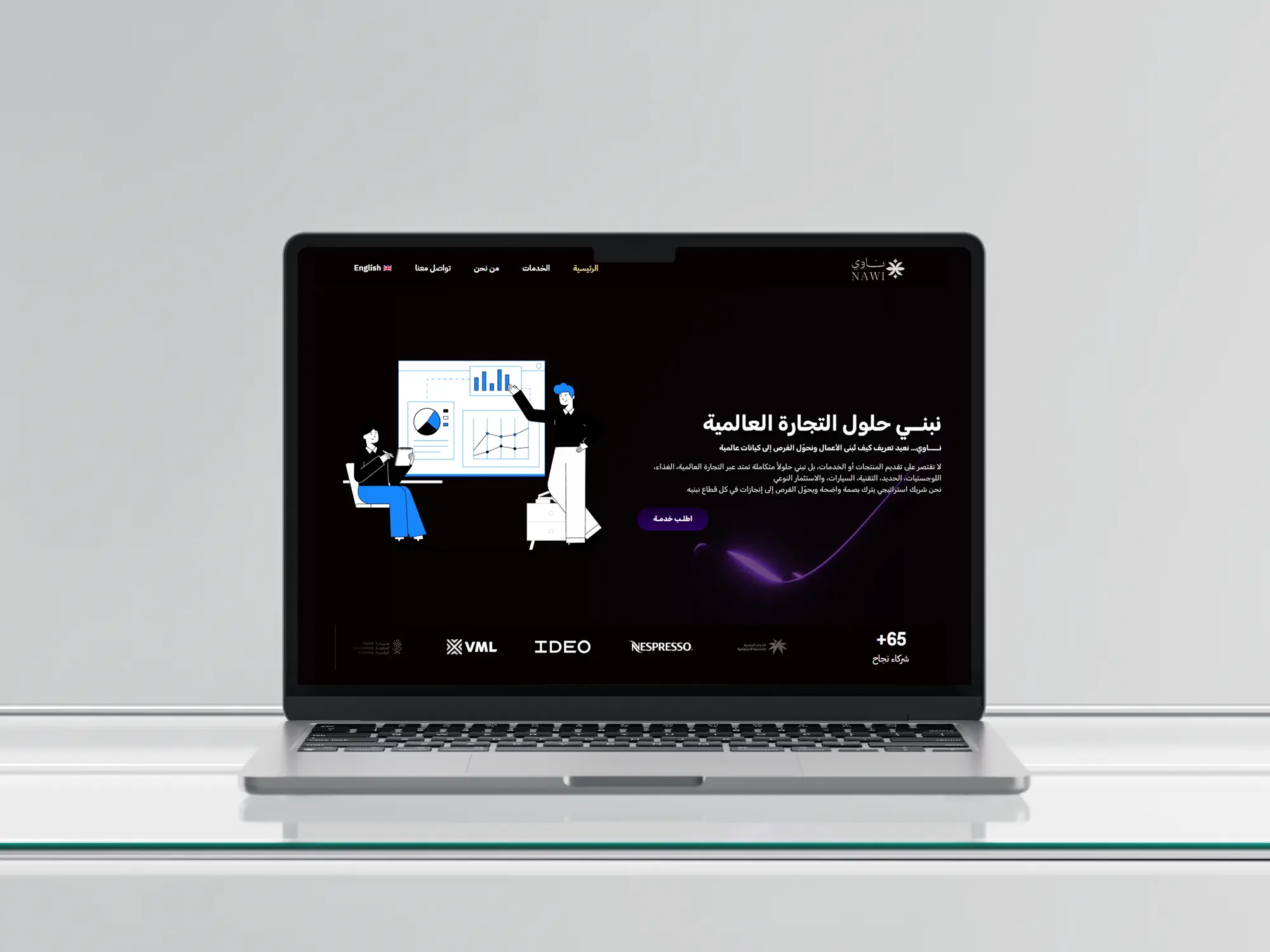 تصميم موقع تجارة 